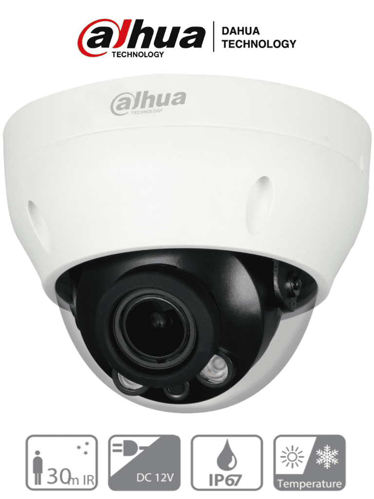 DAHUA HAC-D3A21N-VF - Cámara Domo Varifocal de 2 Megapixeles/ Lente de 2.7 a 12mm/ IR de 30 Mts/ IP67/ DWDR/ BLC/ HCL/ DAHUA HAC-D3A21N-VF - Cámara Domo Varifocal de 2 Megapixeles/ Lente de 2.7 a 12mm/ IR de 30 Mts/ IP67/ DWDR/ BLC/ HCL/